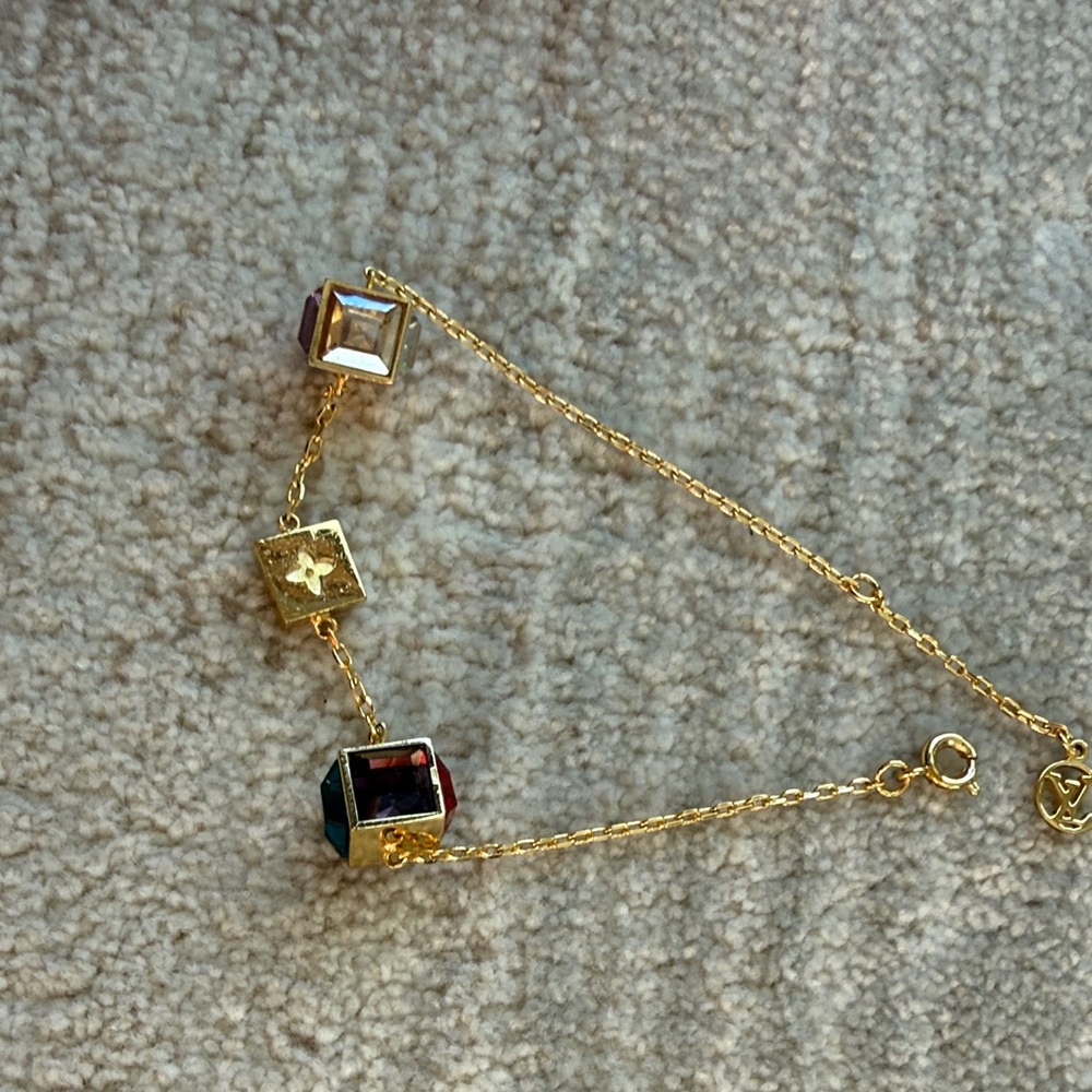 Louis Vuitton Gold and Multicolor Bracelet - Picture 5 of 9